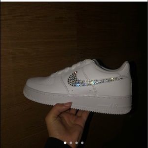Women’s Nike Air Force one & Swarovski crystals